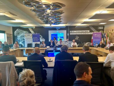 Estonian CyberTech Cluster Met with the Belgian Cybersecurity Ecosystem at the European Space Agency
