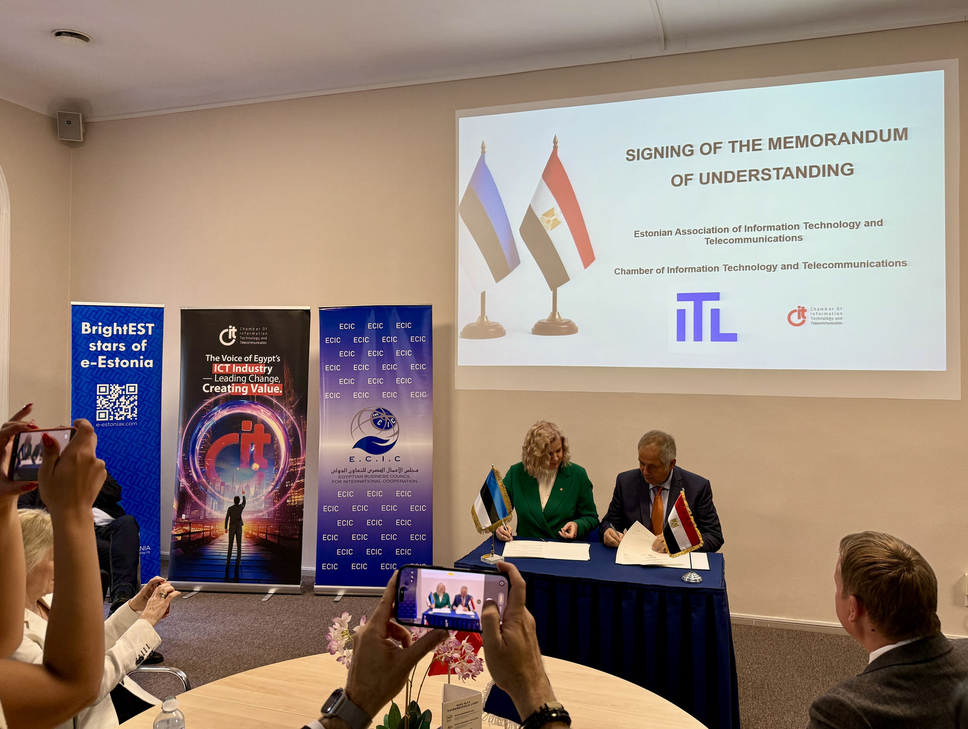 egypt and estonia sign digital cooperation MoU